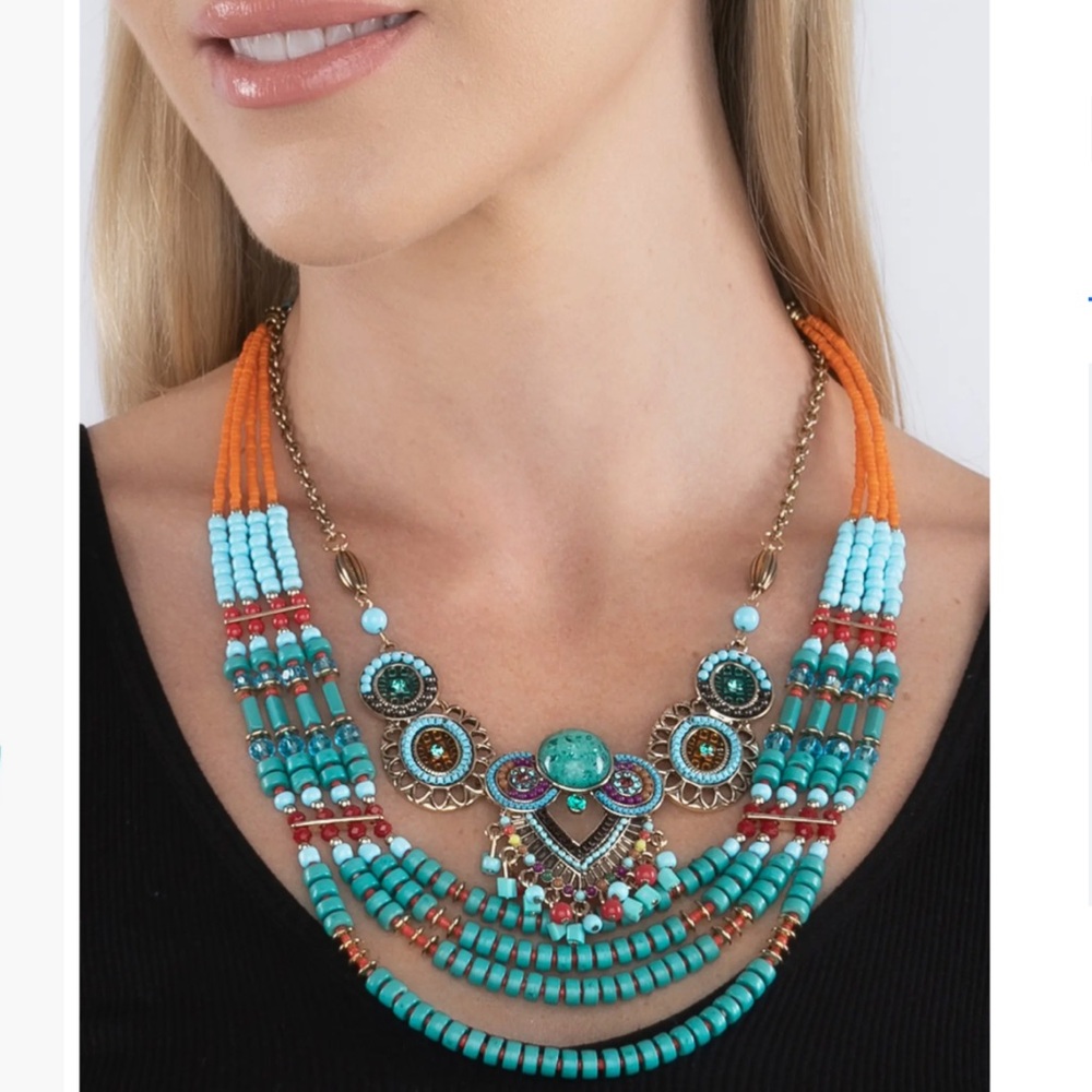 Eye Candy Los Angeles Luxe Collection Piper Statement Necklace New